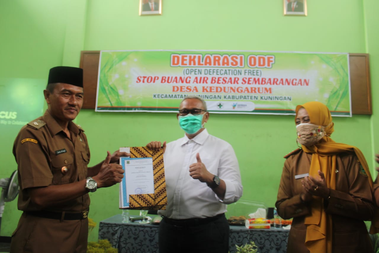 Bupati Deklarasikan Desa Kedungarum Sebagai Desa Open Defecation Free (ODF)