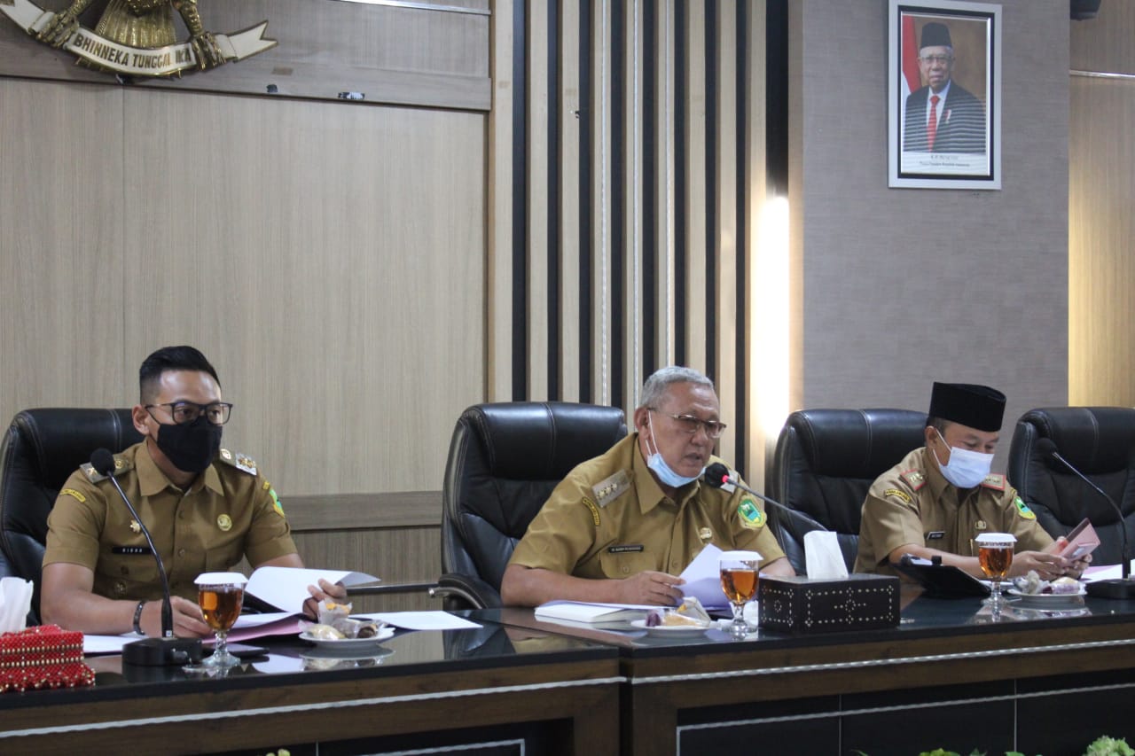 Pemkab Gelar Rakor Implementasi PPKM Covid-19 di Kuningan