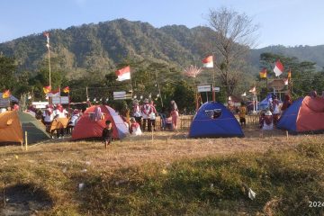 Rayakan Hari Kemerdekaan, Warga Antusias Ikuti Perkemahan Warga di Babakan Kidul Desa Galaherang